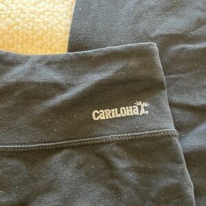 Cariloha Women’s Black Leggings Fitness Pants Size S Bamboo Fit